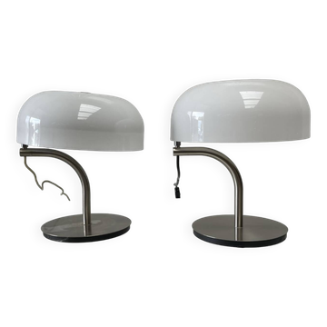 Pair of table lamps by Giotto Stoppino for Valenti, 1980s