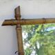 antique vintage bamboo mirror from the 1930s