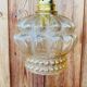 Vintage moulded glass pendant light