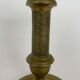 PAIR OF CANDLE HOLDERS PERIOD RESTORATION 19TH BRONZE GILDED CISELE GUILLAUCHE