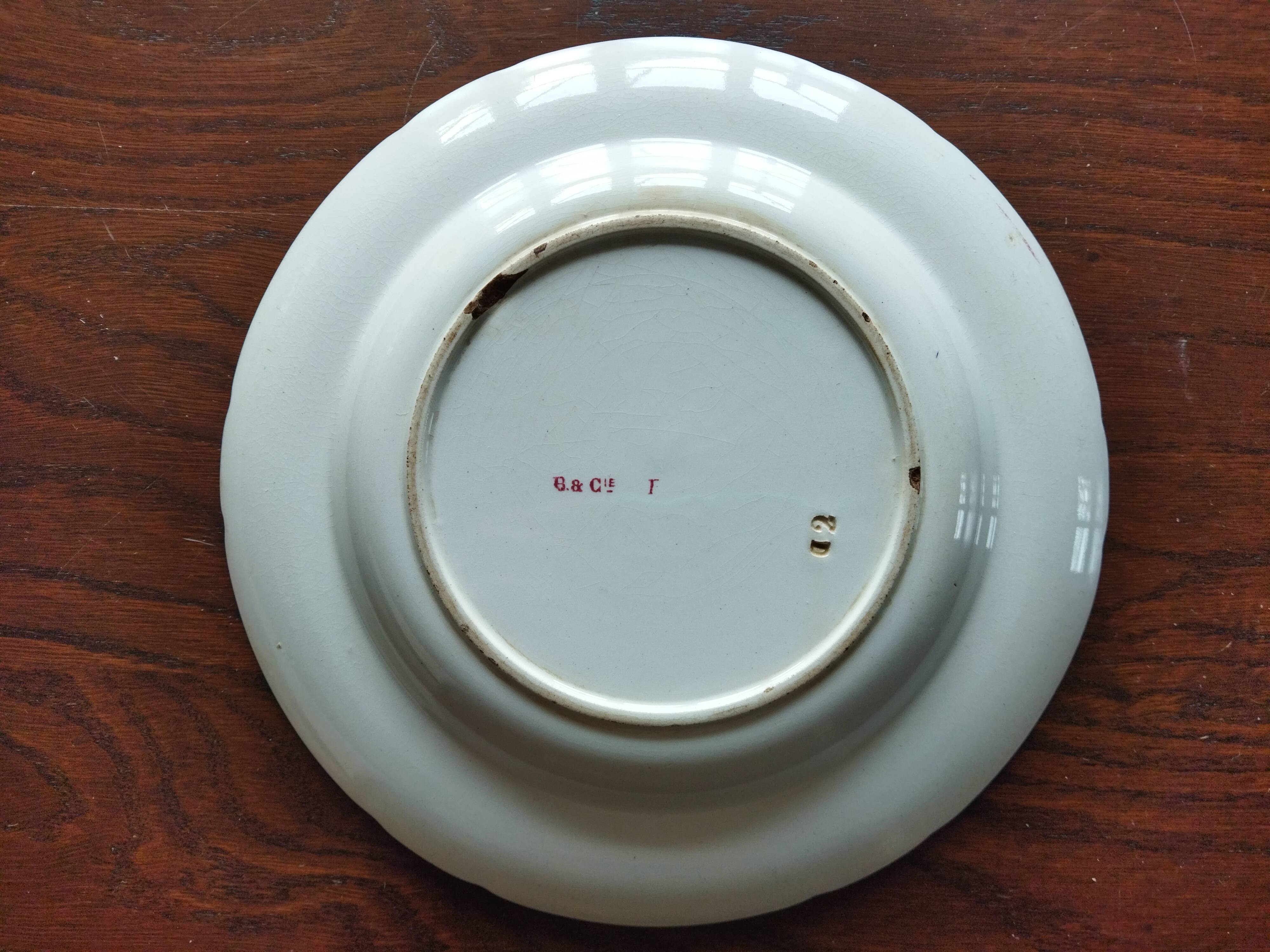 Boulenger & Cie Choisy ironstone deep plate