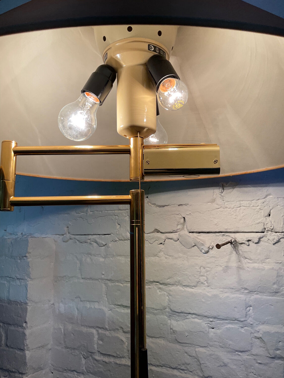 Vintage floor lamp Swisslamps international from the 60s-70s