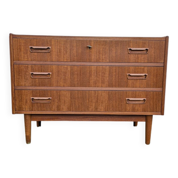Danish vintage Scandinavian commode Tibergaard in teak from the 1960s.