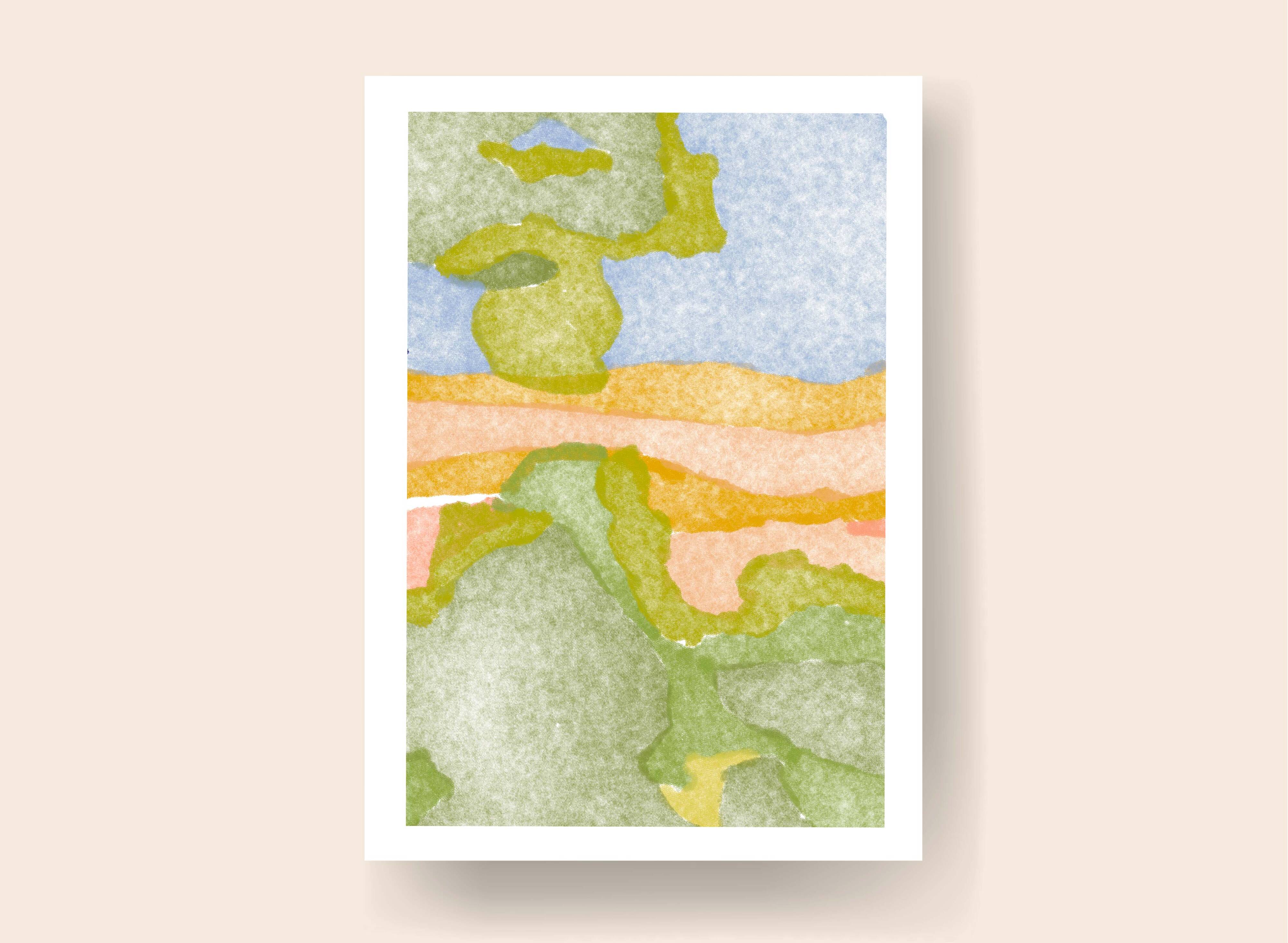 Calanques 2 - Illustration A4