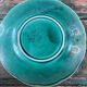 Gien Primefleur green barbotine plates set of 6, 21cm
