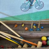 Old living room croquet game