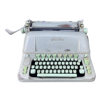 Beautiful old typewriter "Hermes Ambassador", vintage decoration, collector