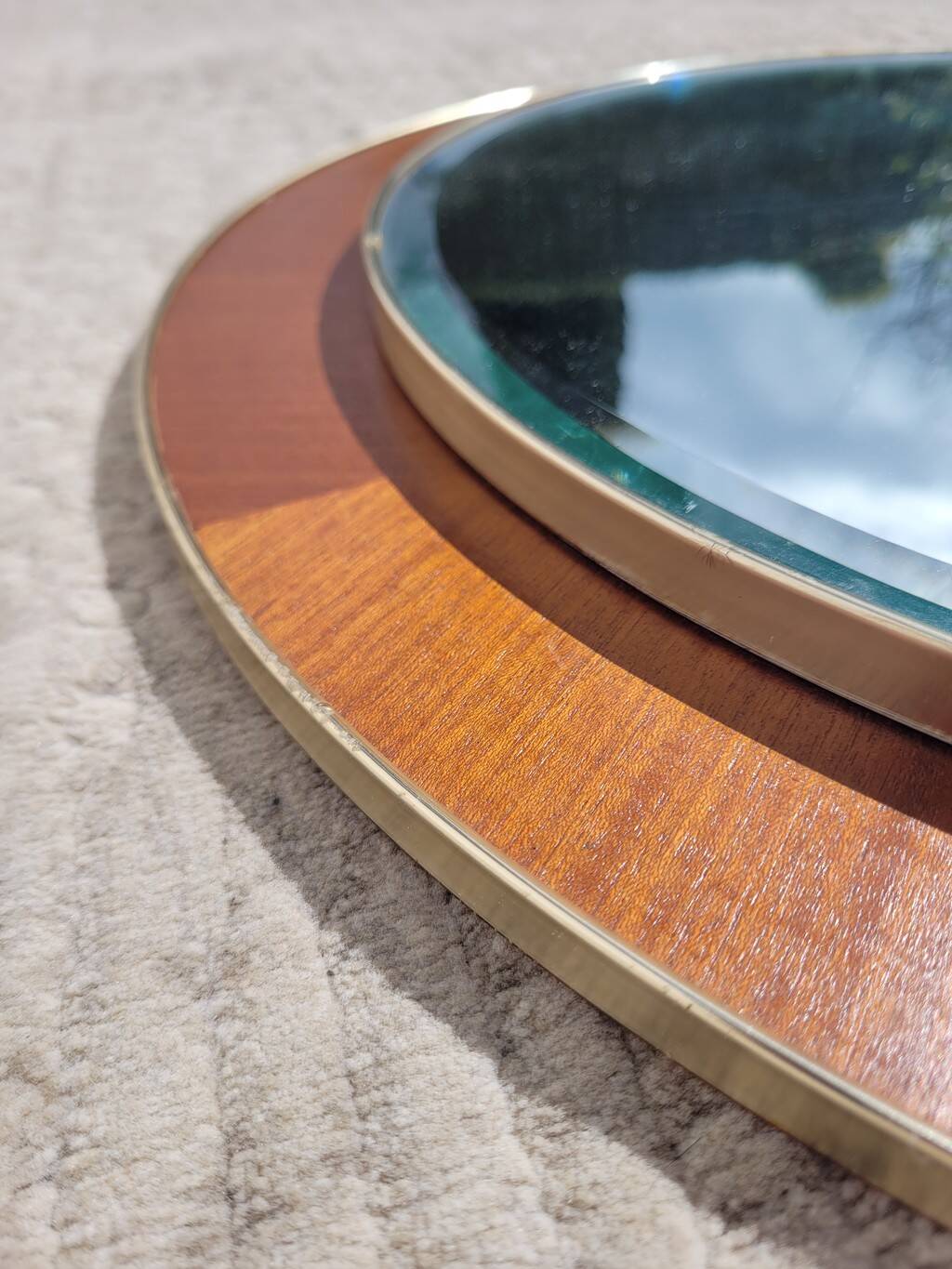 Round mirror "Rowley" London 1960 (57cm)