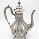 Silver-plated coffee pot