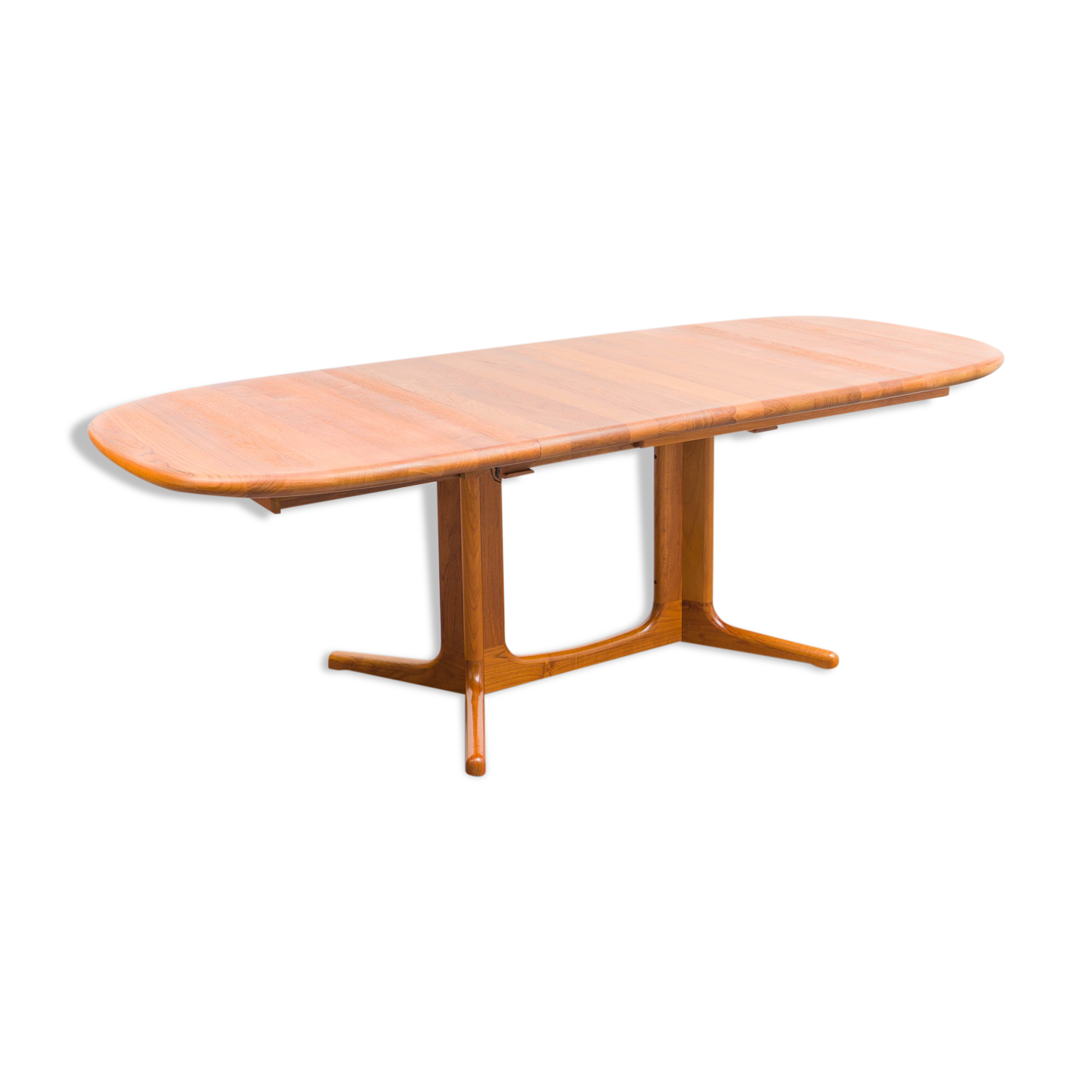 Dining table, Danish design, solid teak
