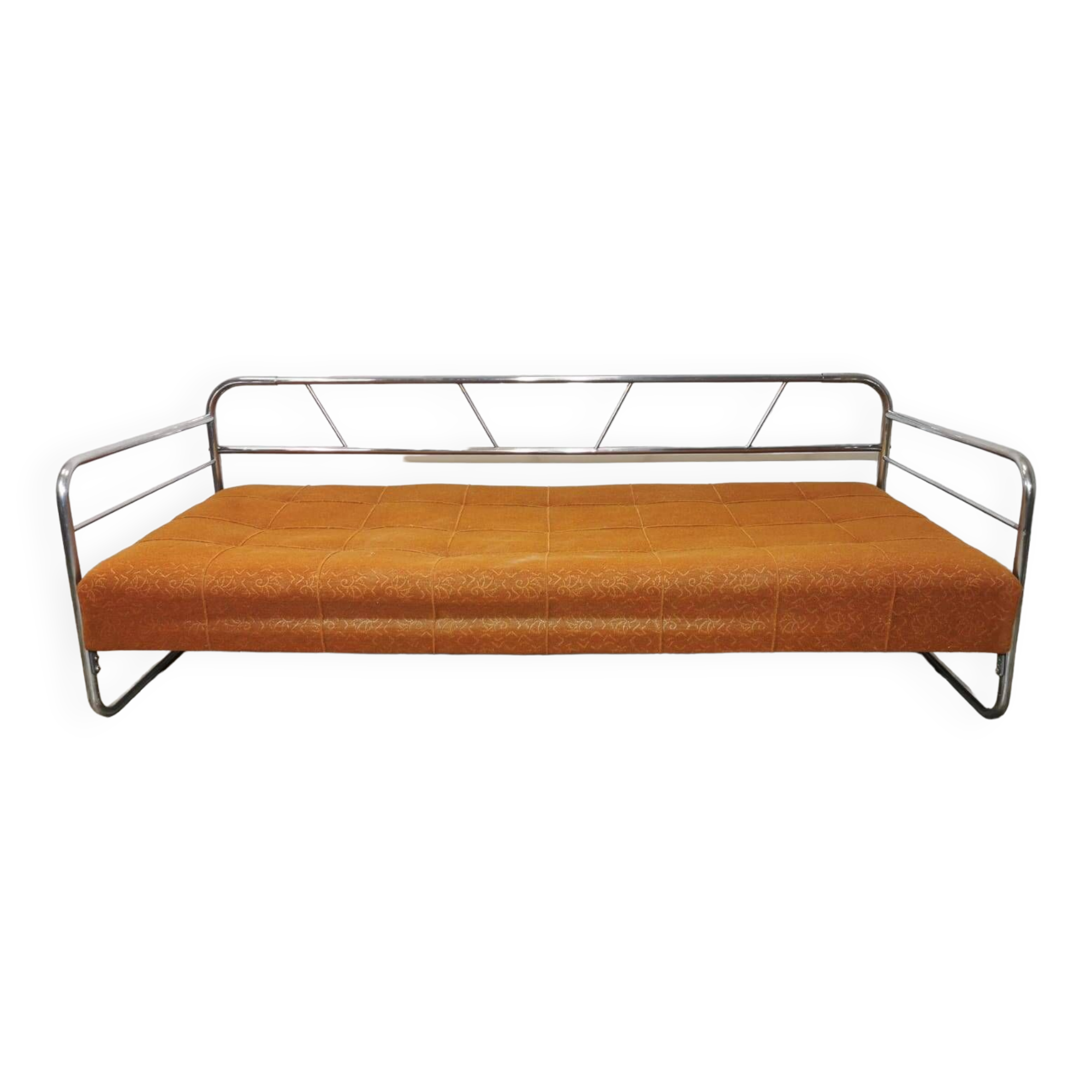 Bauhaus Chrome Sofa by Robert Slezak for Slezak Factories