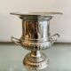Silver-plated metal champagne bucket ice bucket