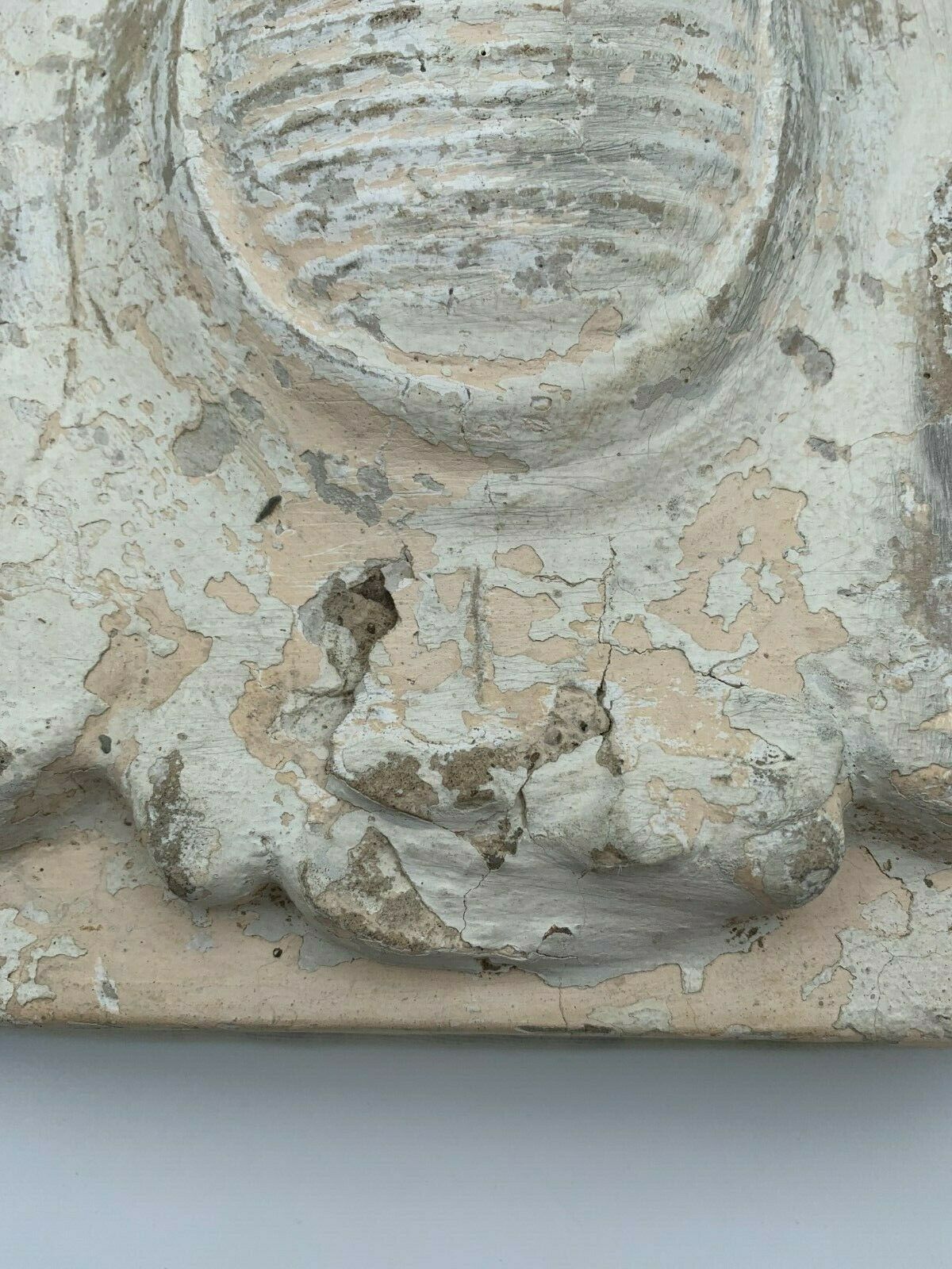 STONE SHELL 19TH PATINA OF ORIGIN SCULPTURE