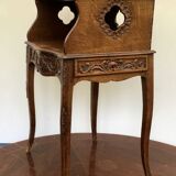 Table de chevet - Chêne - Style Louis XV - 19e siècle