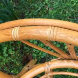 Vintage rattan seat length 103