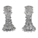 Set of 2 Candle holder in Murano Rostrato Glass by Barovier e Toso, 1950