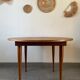 Vintage teak round table