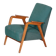 Art Deco Armchair in Beech, 1940s