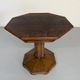 Vintage 1940s/50s bistro table with brass finish