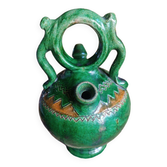 Green English Spanish Water Bottle