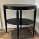 Gueridon console bois noir art déco