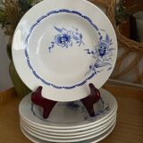 Lot de 6 assiettes creuses St Amand