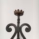 Seven-Arm Wrought Iron Floor Lamp, Art Deco, French Work,