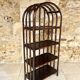 Vintage bamboo and rattan bookshelf, 4 shelves, Circa 1960/1970