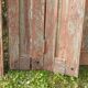 Volets anciens persiennes en parties hautes panneaux pliants bois massif