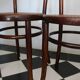 3 chaises bistrot bois courbé, Fischel, fin XIXe - début XXe.
