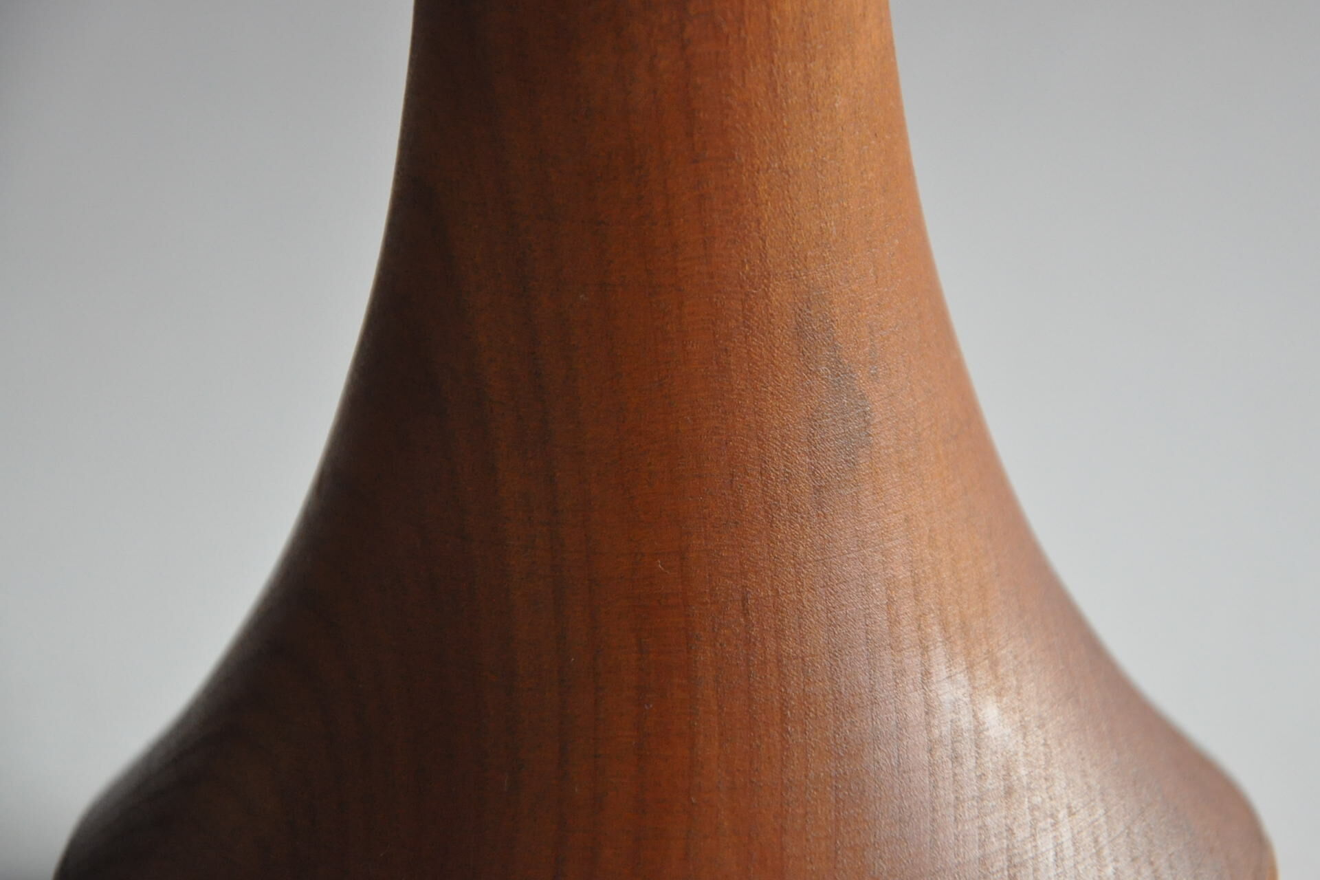 Teak vintage candlestick