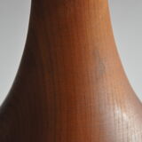 Teak vintage candlestick