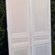 Paire de portes de placard h233x86cm chacune ancienne