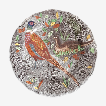 Vintage pheasant wall plate