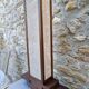 Wood and fabric table lamp