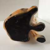 Vintage Leopard plaster statue