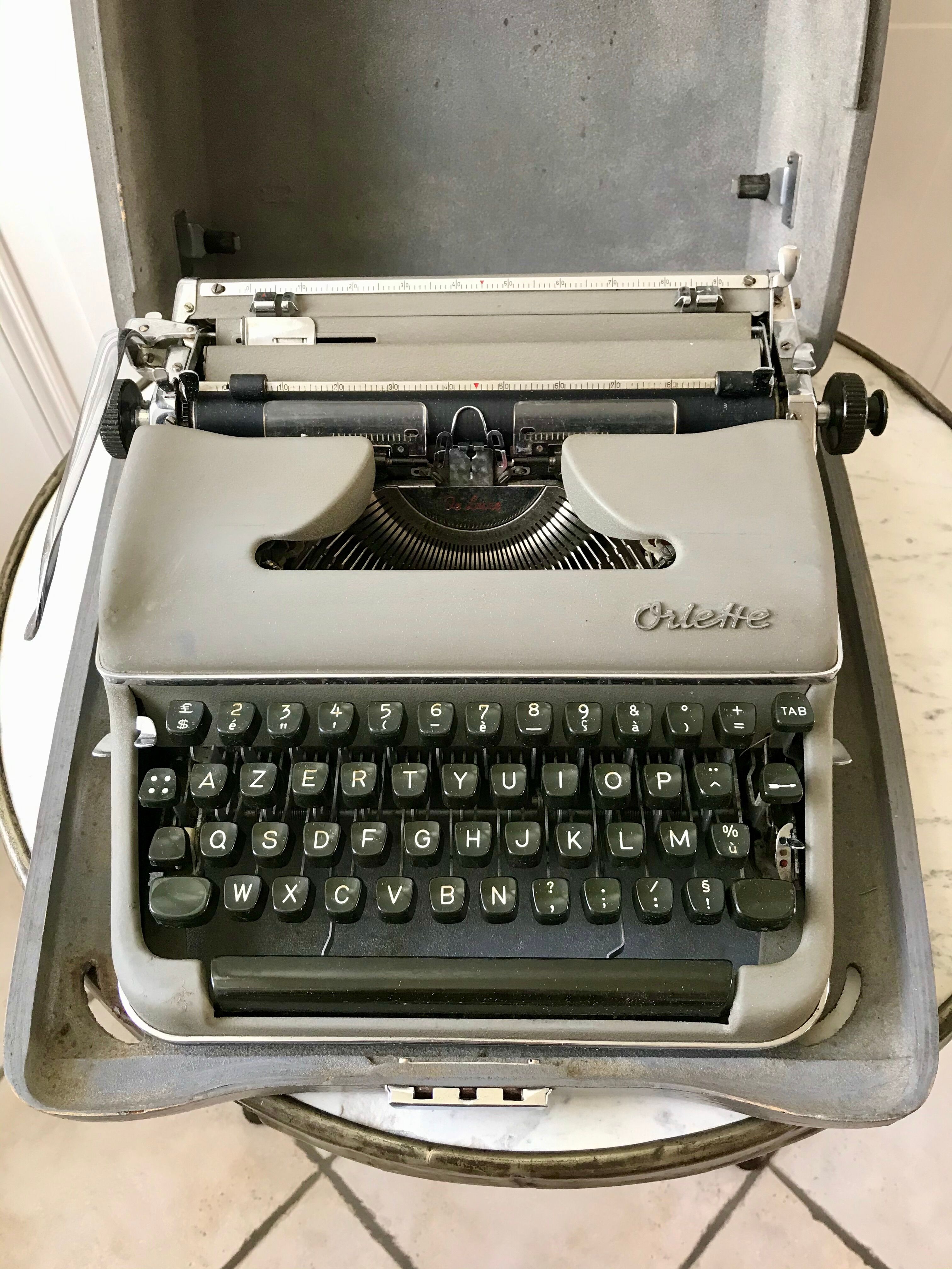 large typewriter Olympia model Oriette years 60-70
