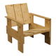 Crate lounge chair, in the style of Gerrit Rietveld, 1980s