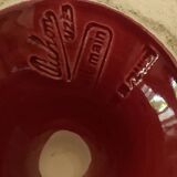 Handmade ceramic basket from Vallauris, signed Alichon