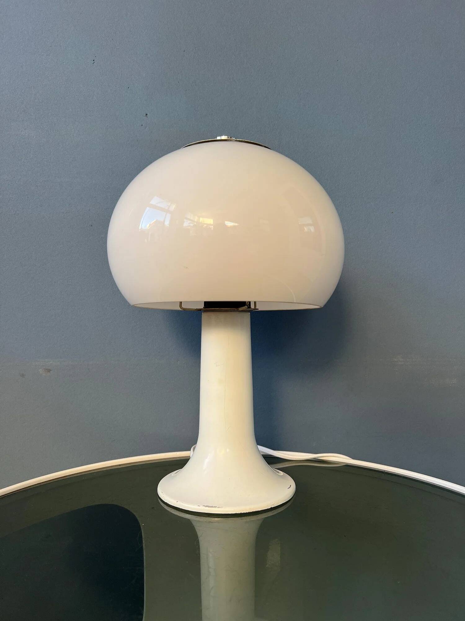 Mid-century Herda Space Age mushroom table lamp