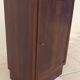 Bar furniture year 1940 inside veneered in light wood with linen canvas