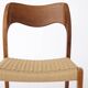1 of 7 Niels Otto Møller Model 71 Teak Dining Chair (1951) – Danish Modern