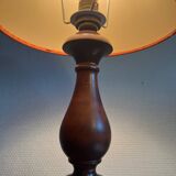 Lampe à poser pied bois année 70