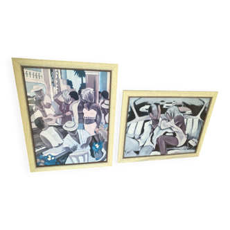 2 Pierre Farel paintings