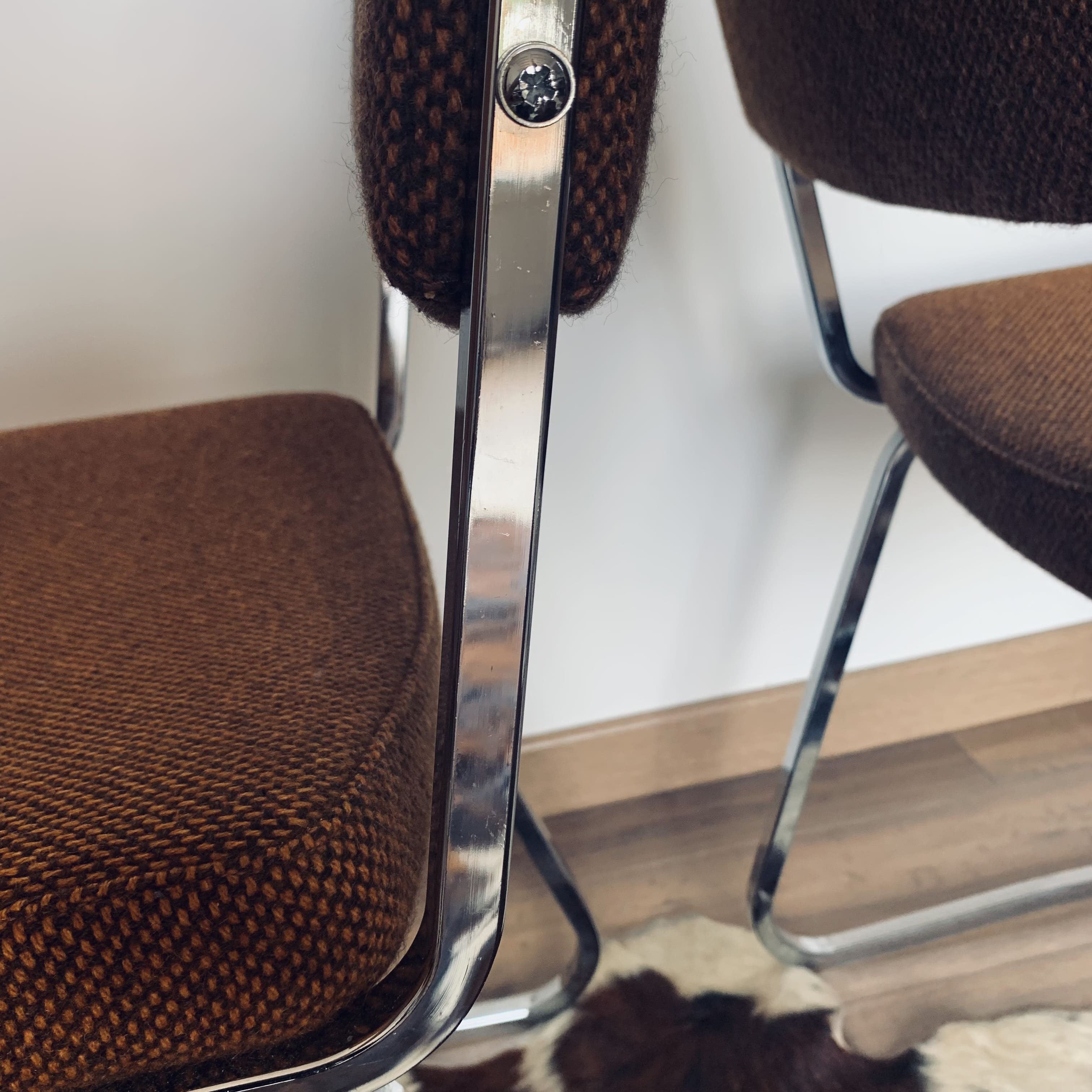 Ensemble de 4 chaises vintage