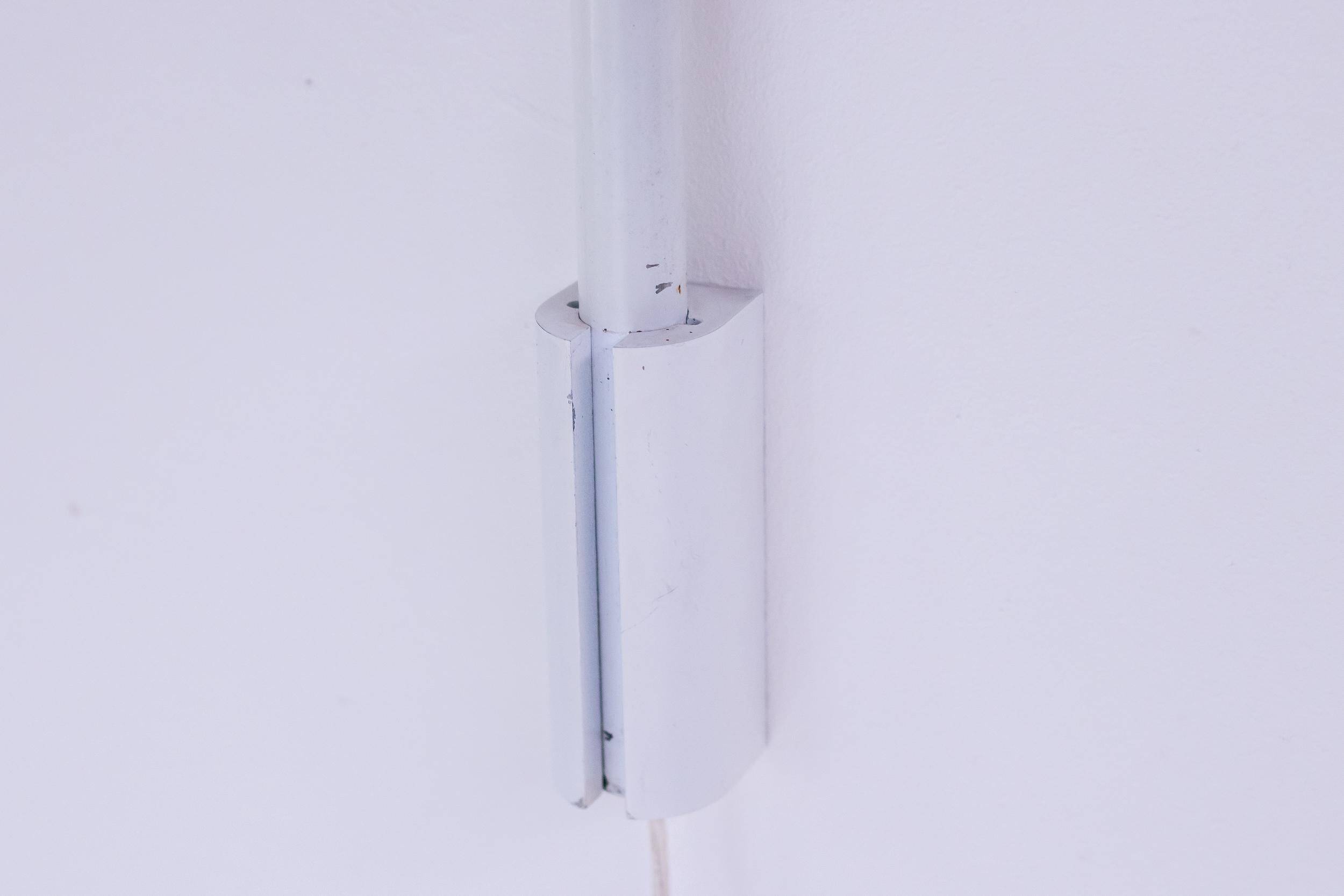 Stilnovo Wall Lights polished chrome lampshade Italian from the mid-20th century.