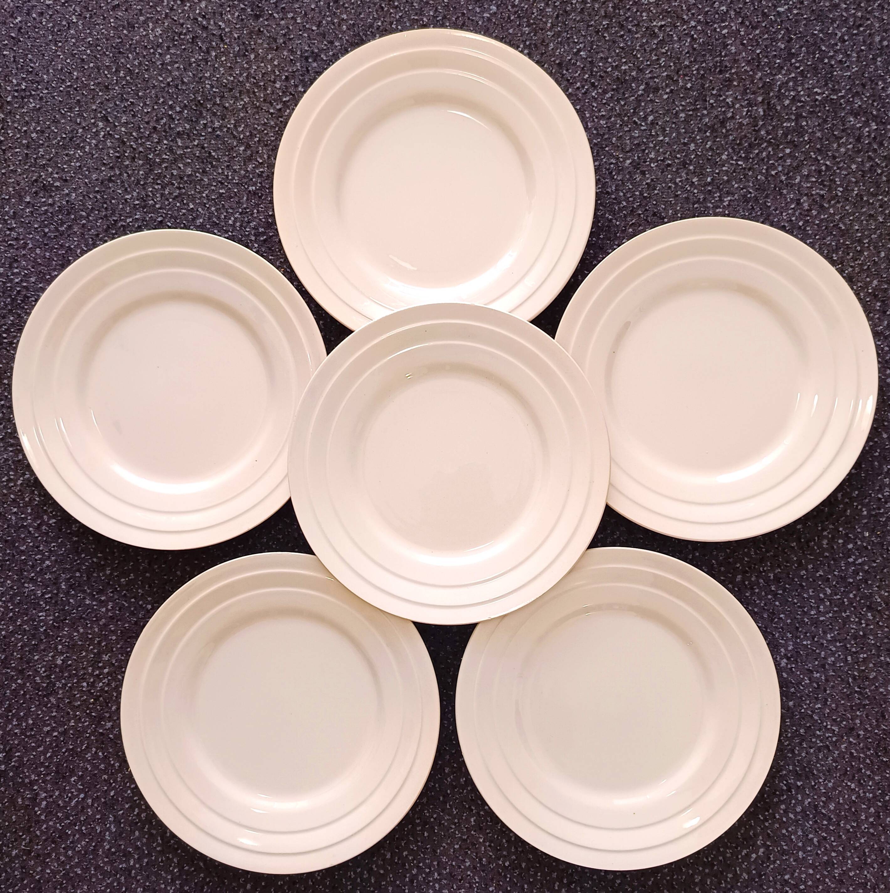 Antique Art Deco dessert plates