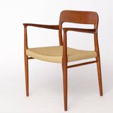 Niels Otto Møller Armchair No. 56 – Teak & Danish Cord –1954 Danish Vintage