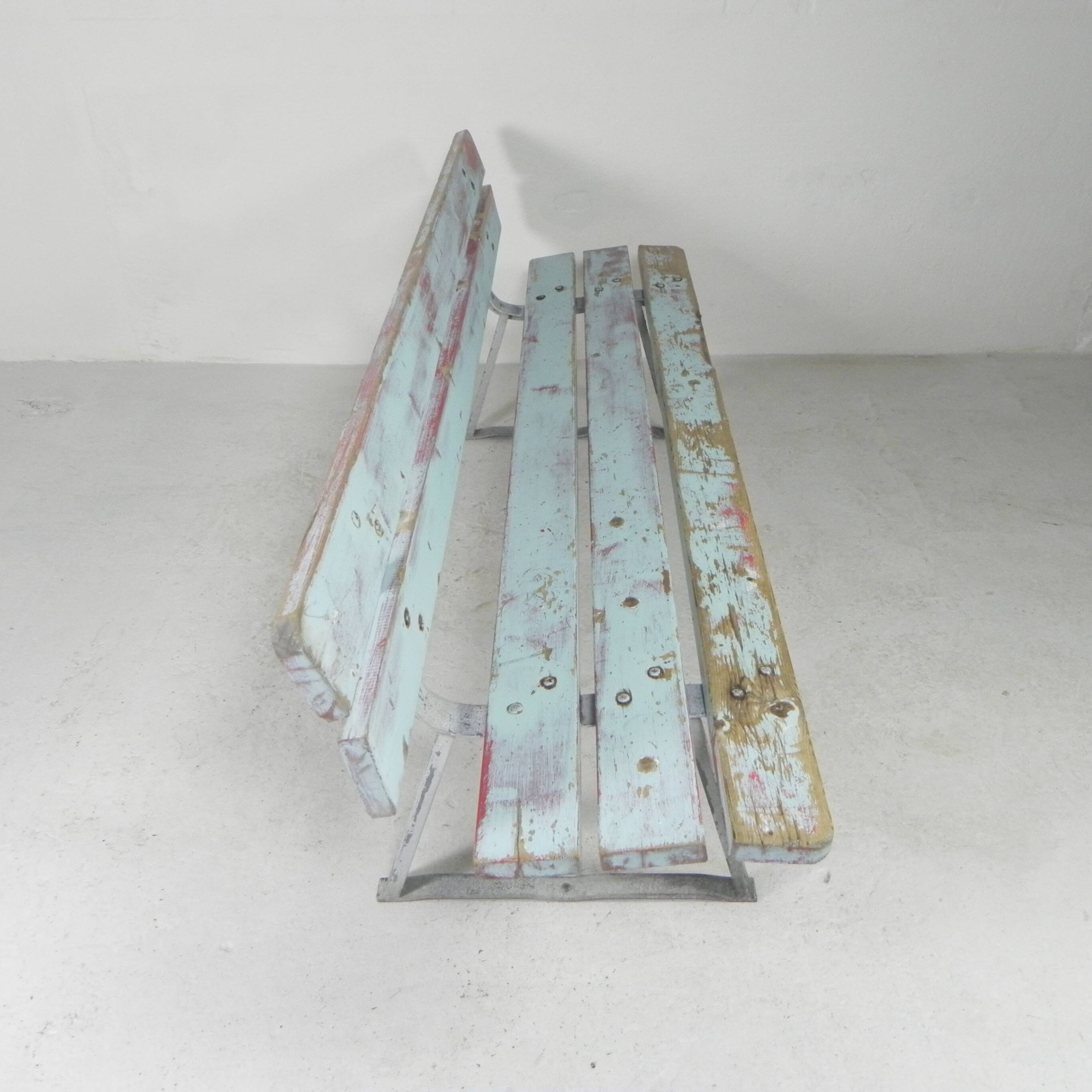 Tough, industrial sofa, 2 meters long, 1960s