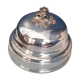 Service bell . Silver metal. Monogram AB